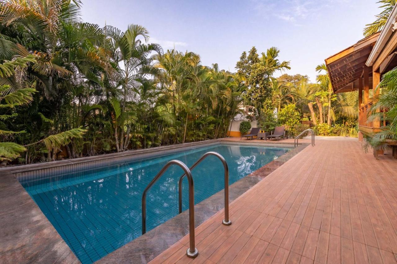 Nature'S Abode - The Wooden Villa At Morjim By Stayvista Exteriör bild